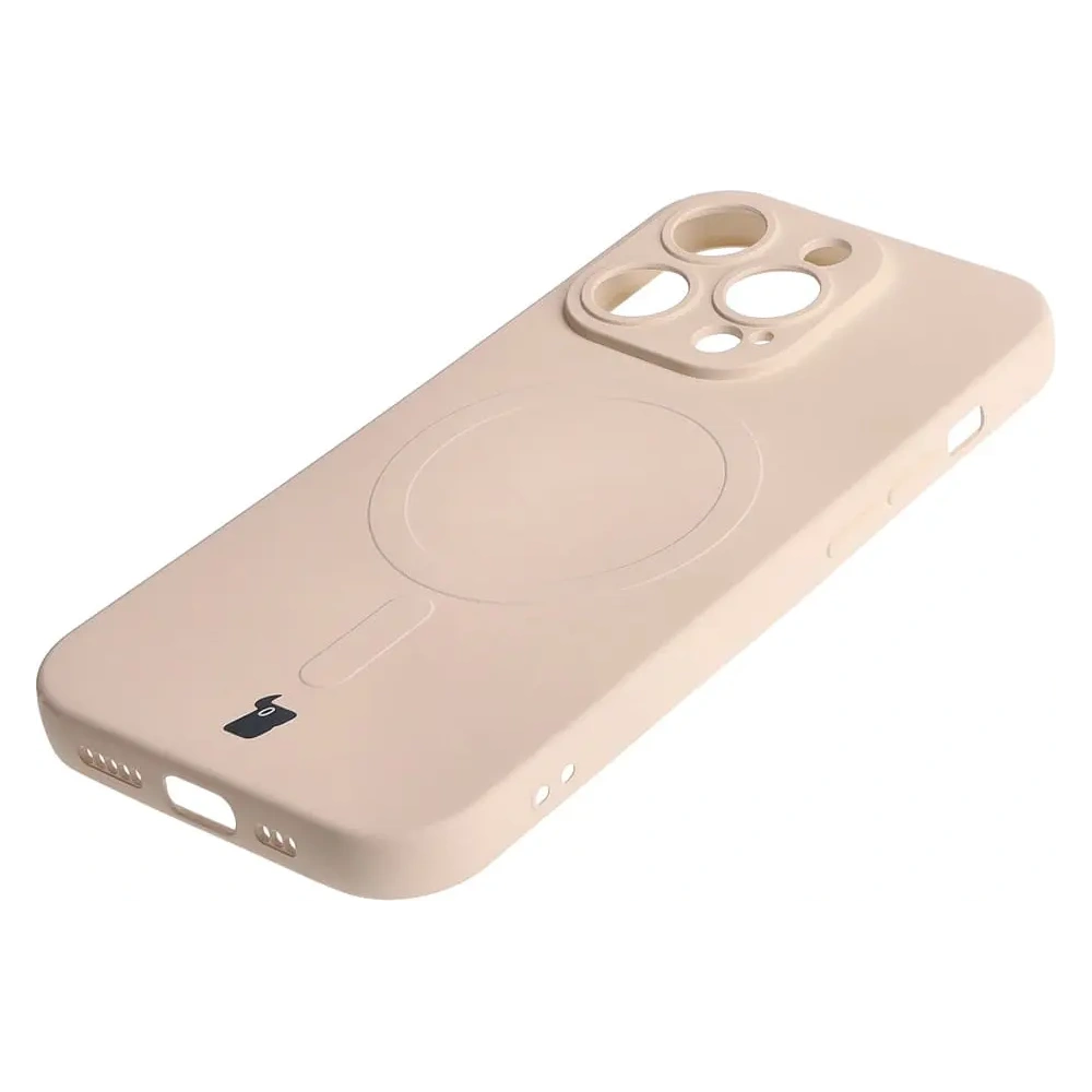 Hurtownia GSM - Bizon Case Silicone Magnetic Apple iPhone 14 Pro bej - BIZ3613 - {ean13} - Hurt