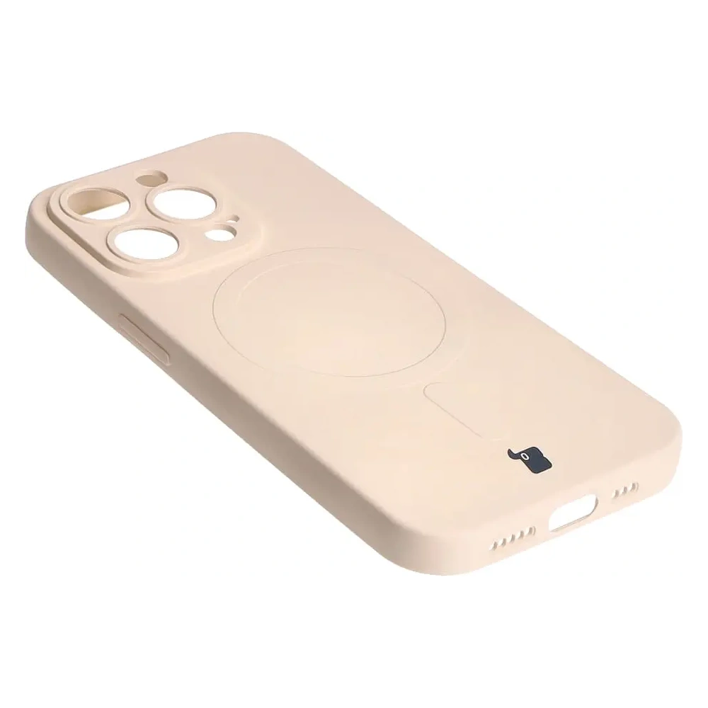 Hurtownia GSM - Bizon Case Silicone Magnetic Apple iPhone 14 Pro bej - BIZ3613 - {ean13} - Hurt