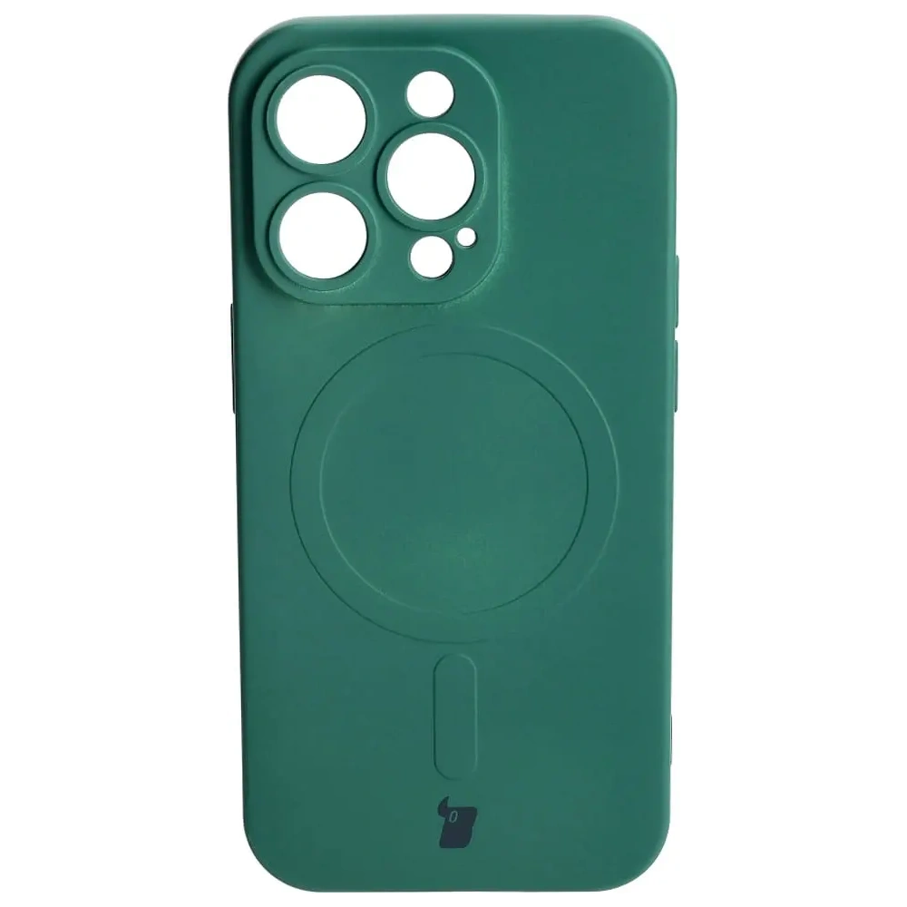 Hurtownia GSM - Bizon Case Silikon Magnetic Apple iPhone 14 Pro dunkelgrün - BIZ3617 - {ean13} - Hurt
