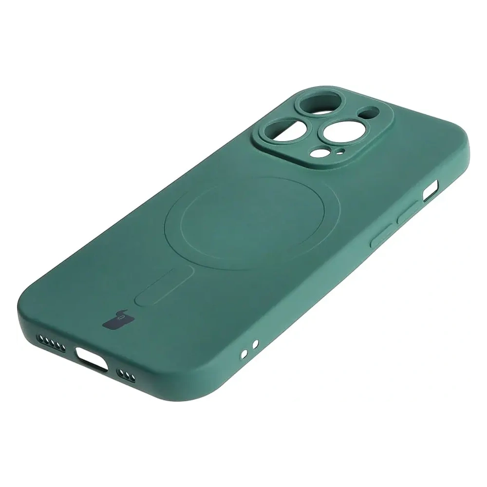 Hurtownia GSM - Bizon Case Silikon Magnetic Apple iPhone 14 Pro dunkelgrün - BIZ3617 - {ean13} - Hurt