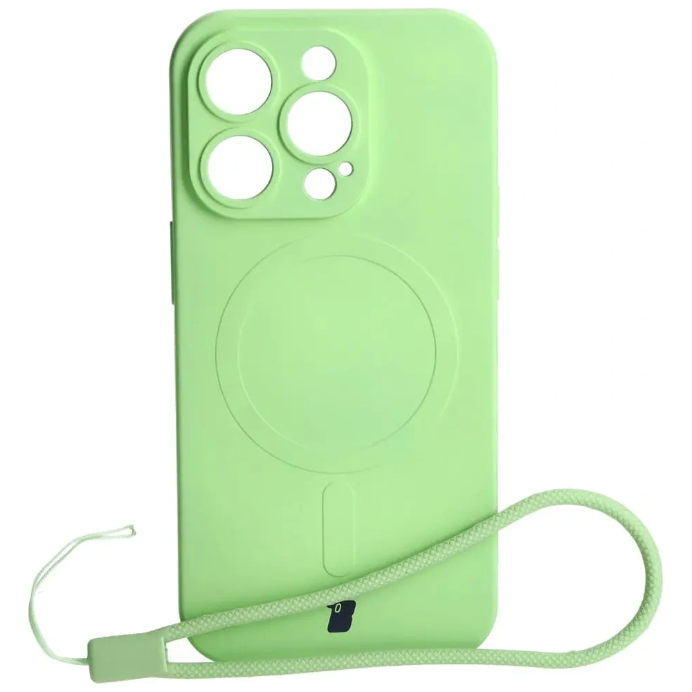 Wholesale Bizon Case Silicone Magnetic Apple iPhone 14 Pro light green - BIZ3618 - {ean13} - Hurt