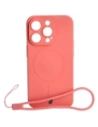 Hurtownia GSM - Etui silikonowe z pierścieniem magnetycznym Bizon Case Silicone Magnetic do Apple iPhone 14 Pro brudnoróżowe - BIZ3622 - {ean13} - Hurt