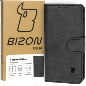 Hurtownia GSM - Bizon tok zseb Apple iPhone 15 Pro fekete - BIZ3624 - {ean13} - Hurt