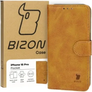 Hurtownia GSM - Bizon Case Pocket Apple iPhone 15 Pro barna - BIZ3625 - {ean13} - Hurt