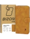 Etui z klapką Bizon Case Pocket do Apple iPhone 15 Pro hnědé