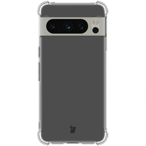 Etui + 2x szkło na ekran Bizon Case Clear Pack do Google Pixel 8 Pro przezroczyste