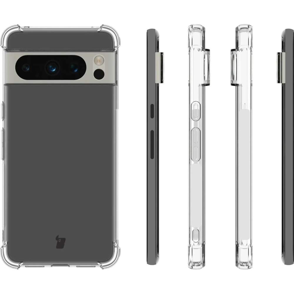 Hurtownia GSM - Etui + 2x szkło na ekran Bizon Case Clear Pack do Google Pixel 8 Pro przezroczyste - BIZ3627 - {ean13} - Hurt
