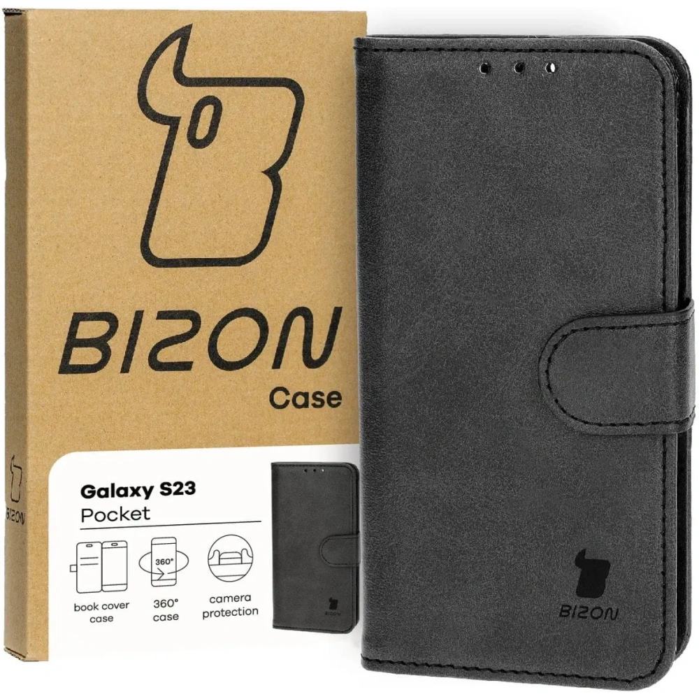 Hurtownia GSM - Bizon tok zseb Samsung Galaxy S23 fekete - BIZ3629 - {ean13} - Hurt