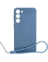 Bizon Case Silicone Magnetic Samsung Galaxy S23 Plus navy blue