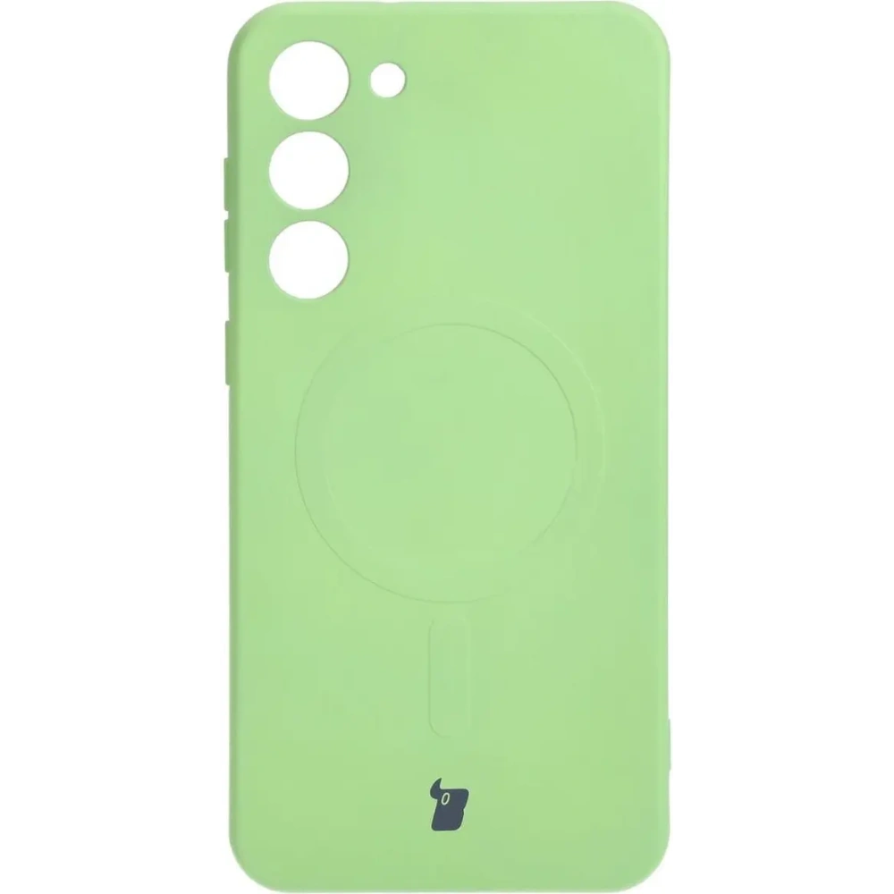 Wholesale Bizon Case Silicone Magnetic Samsung Galaxy S23 Plus light green - BIZ3633 - {ean13} - Hurt