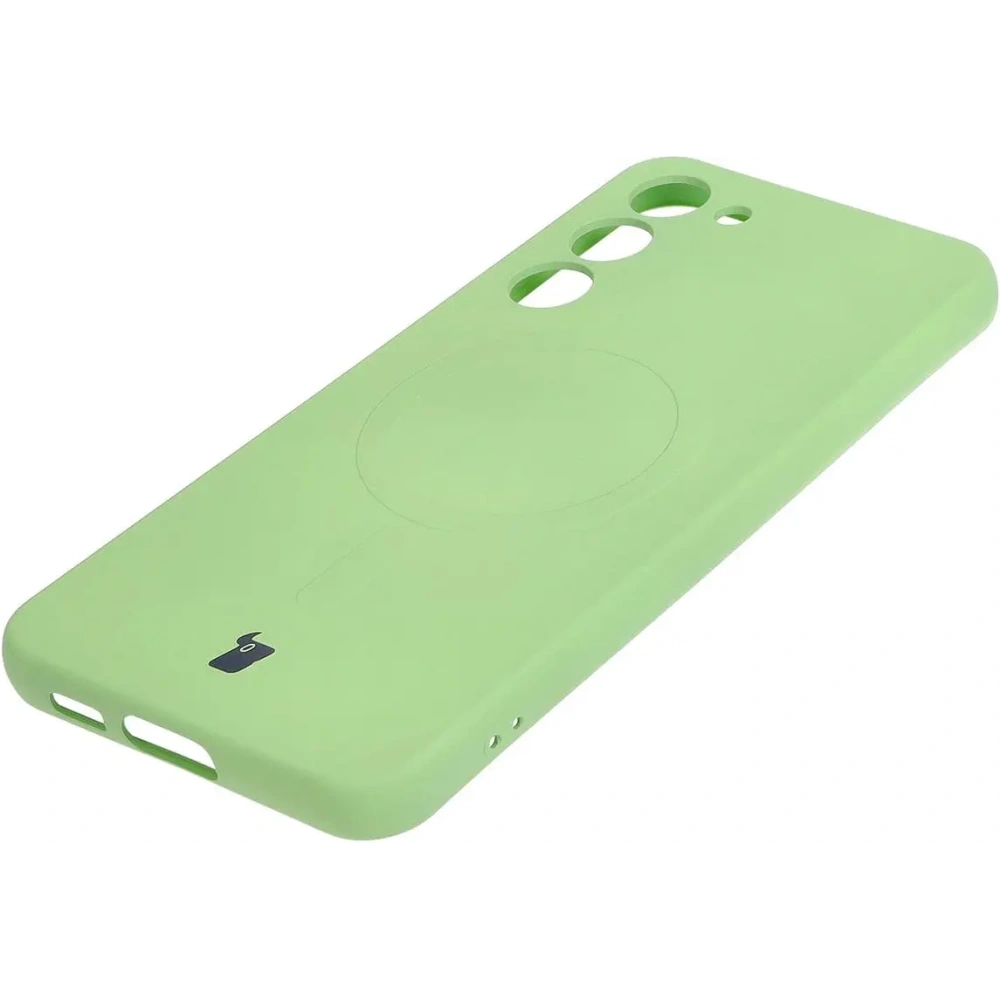 Wholesale Bizon Case Silicone Magnetic Samsung Galaxy S23 Plus light green - BIZ3633 - {ean13} - Hurt