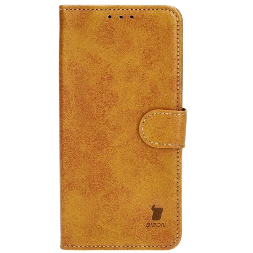 Etui z klapką Bizon Case Pocket do Samsung Galaxy S23 Plus brązowe