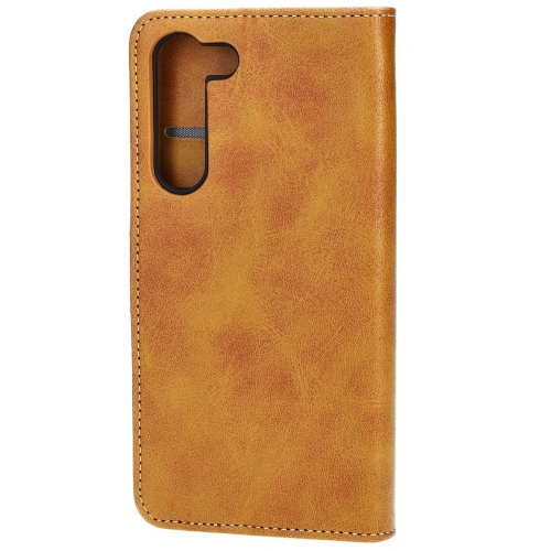 Etui z klapką Bizon Case Pocket do Samsung Galaxy S23 Plus brązowe