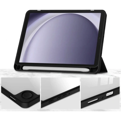 Etui Bizon Case Tab Clear Matt do Samsung Galaxy Tab A9 czarne