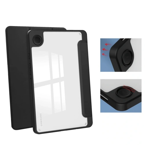 Etui Bizon Case Tab Clear Matt do Samsung Galaxy Tab A9 czarne