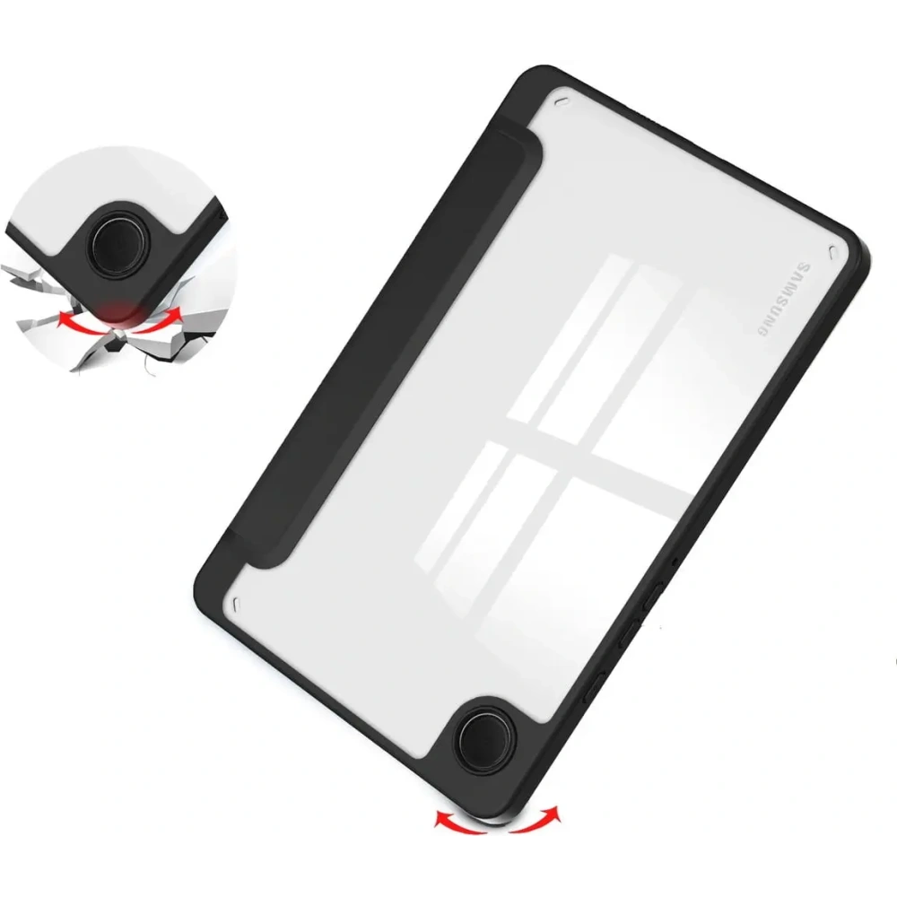 Hurtownia GSM - Etui Bizon Case Tab Clear Matt do Samsung Galaxy Tab A9 černé - BIZ3637 - {ean13} - Hurt
