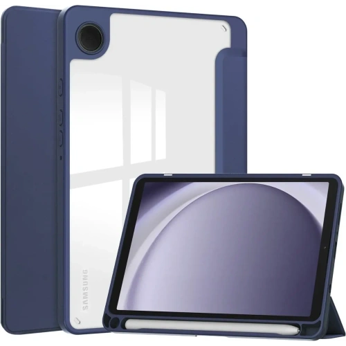 Etui Bizon Case Tab Clear Matt do Samsung Galaxy Tab A9 granatowe