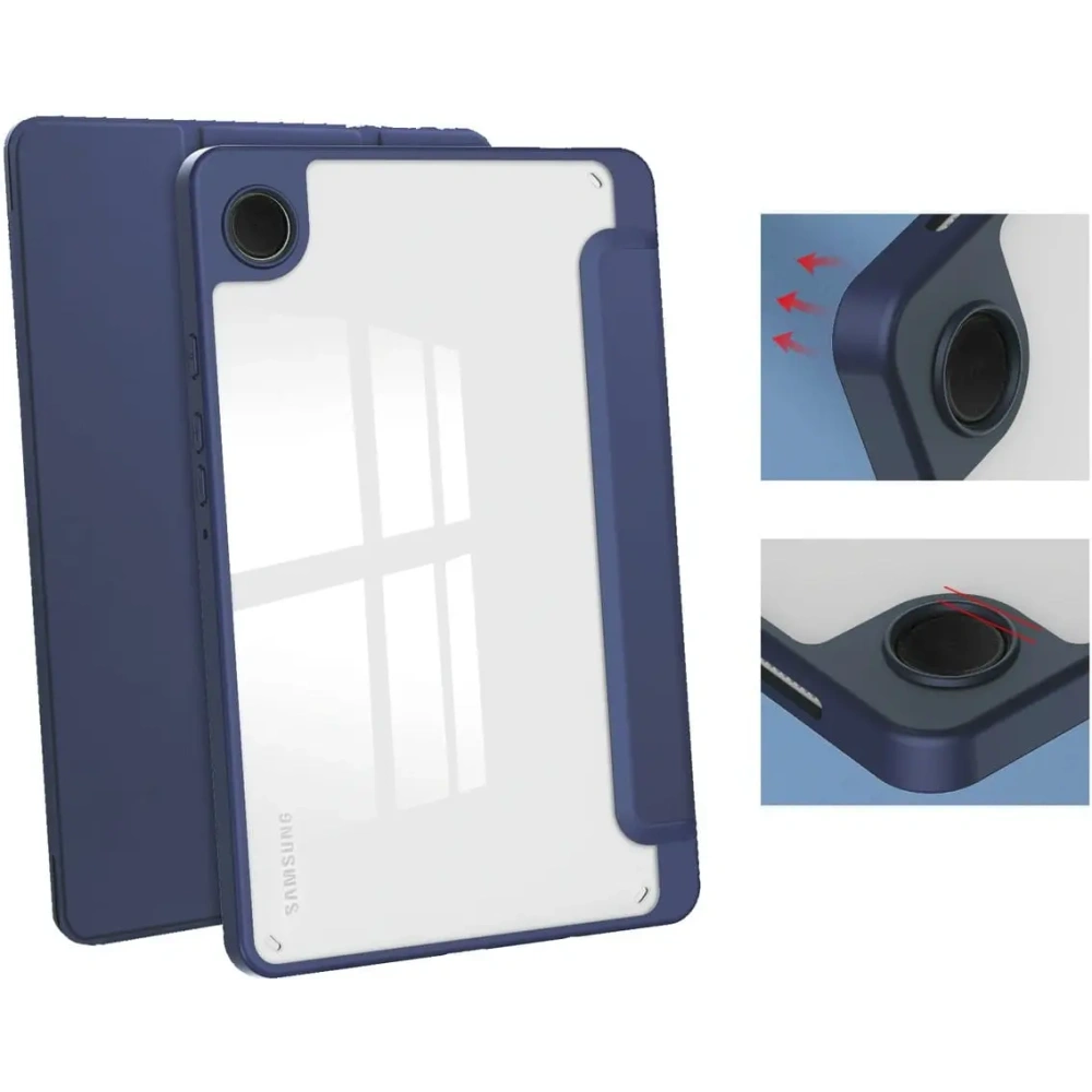 Hurtownia GSM - Etui Bizon Case Tab Clear Matt do Samsung Galaxy Tab A9 granatowe - BIZ3638 - {ean13} - Hurt
