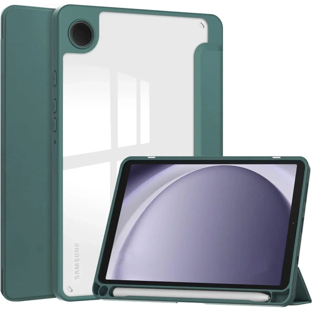 Hurtownia GSM - Bizon Case Tab Átlátszó Matt Samsung Galaxy Tab A9 sötétzöld - BIZ3639 - {ean13} - Hurt