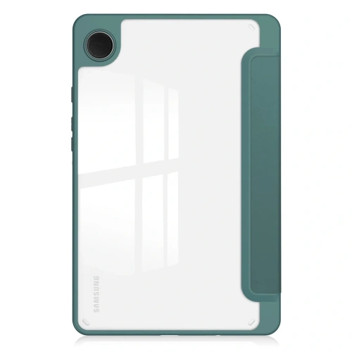 Etui Bizon Case Tab Clear Matt do Samsung Galaxy Tab A9 ciemnozielone