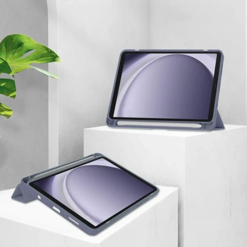 Etui Bizon Case Tab Clear Matt do Samsung Galaxy Tab A9 lawendowe