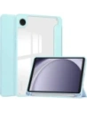 Caz Bizon Tab Clear Matt Samsung Galaxy Tab A9 albastru