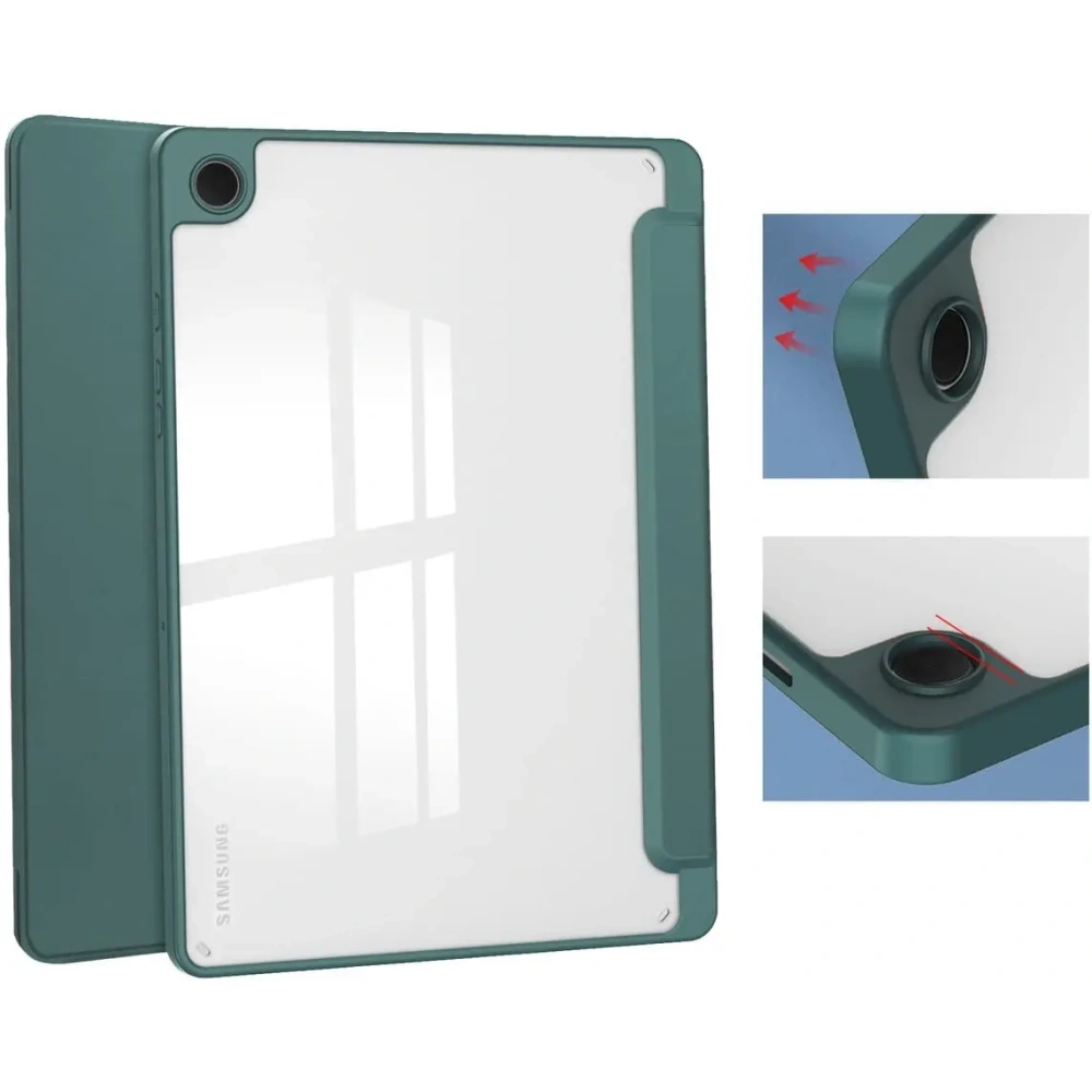 Wholesale Bizon Case Tab Clear Matt Samsung Galaxy Tab A9 Plus dark green - BIZ3642 - {ean13} - Hurt