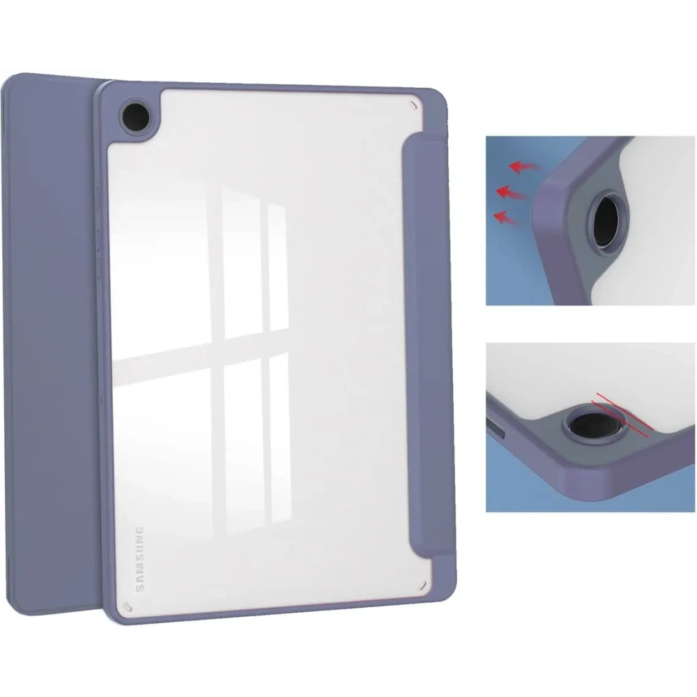 Hurtownia GSM - Bizon Case Tab Átlátszó Matt Samsung Galaxy Tab A9 Plus levendula - BIZ3643 - {ean13} - Hurt