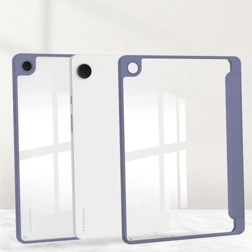 Etui Bizon Case Tab Clear Matt do Samsung Galaxy Tab A9 Plus lawendowe