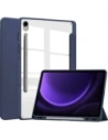 Bizon Caz Tab Clar Matt Samsung Galaxy Tab S9 / S9 FE albastru închis