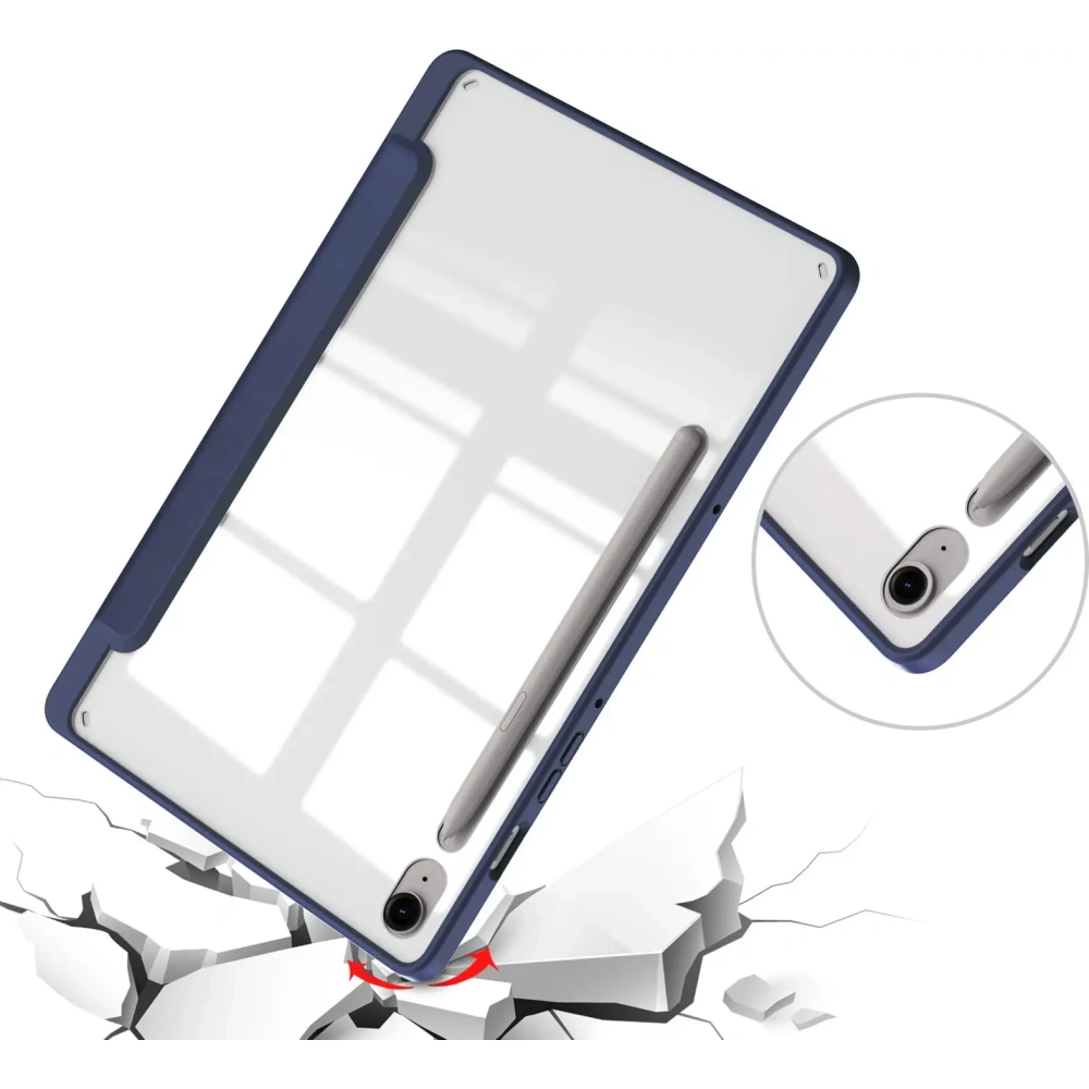 Hurtownia GSM - Etui Bizon Case Tab Clear Matt do Samsung Galaxy Tab S9 / S9 FE námořnická modř - BIZ3644 - {ean13} - Hurt