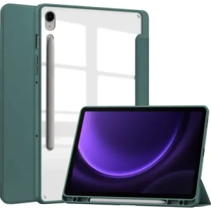 Hurtownia GSM - Caz Bizon Tab Clear Matt Samsung Galaxy Tab S9 / S9 FE verde închis - BIZ3645 - {ean13} - Hurt