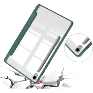 Hurtownia GSM - Caz Bizon Tab Clear Matt Samsung Galaxy Tab S9 / S9 FE verde închis - BIZ3645 - {ean13} - Hurt