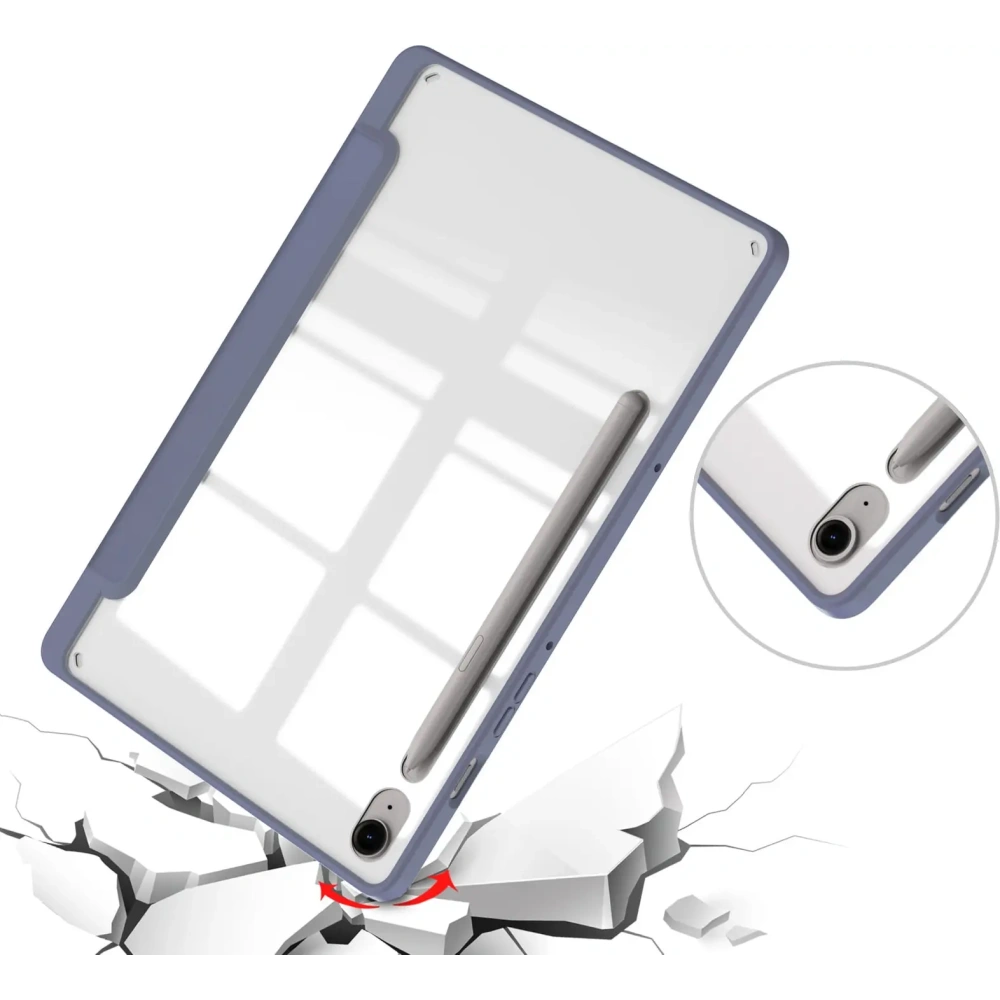Hurtownia GSM - Etui Bizon Case Tab Clear Matt do Samsung Galaxy Tab S9 / S9 FE levandulové - BIZ3646 - {ean13} - Hurt
