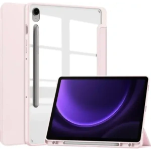 Hurtownia GSM - Caz Bizon Tab Clear Matt Samsung Galaxy Tab S9 / S9 FE roz deschis - BIZ3647 - {ean13} - Hurt
