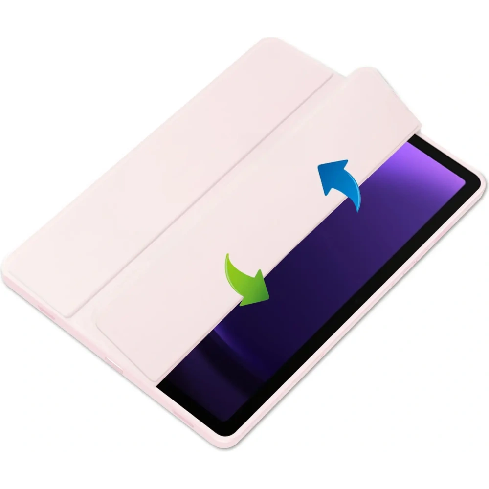 Hurtownia GSM - Caz Bizon Tab Clear Matt Samsung Galaxy Tab S9 / S9 FE roz deschis - BIZ3647 - {ean13} - Hurt