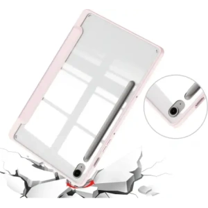 Hurtownia GSM - Caz Bizon Tab Clear Matt Samsung Galaxy Tab S9 / S9 FE roz deschis - BIZ3647 - {ean13} - Hurt