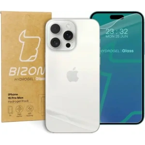 Hurtownia GSM - Bizon Glass Hydrogel Pack für Apple iPhone 15 Pro Max - BIZ3648 - {ean13} - Hurt