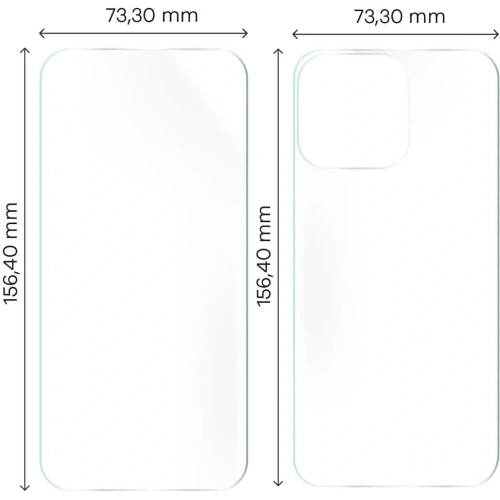 Folia hydrożelowa na tył i przód Bizon Glass Hydrogel Pack do Apple iPhone 15 Pro Max