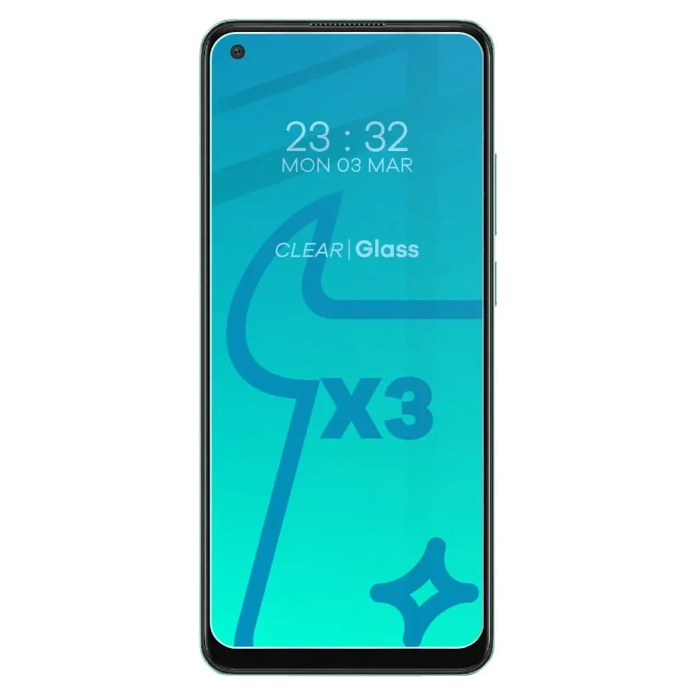 Wholesale BIZON Clear 3x screen glass + camera glass Oppo A78 4G - BIZ3649 - {ean13} - Hurt