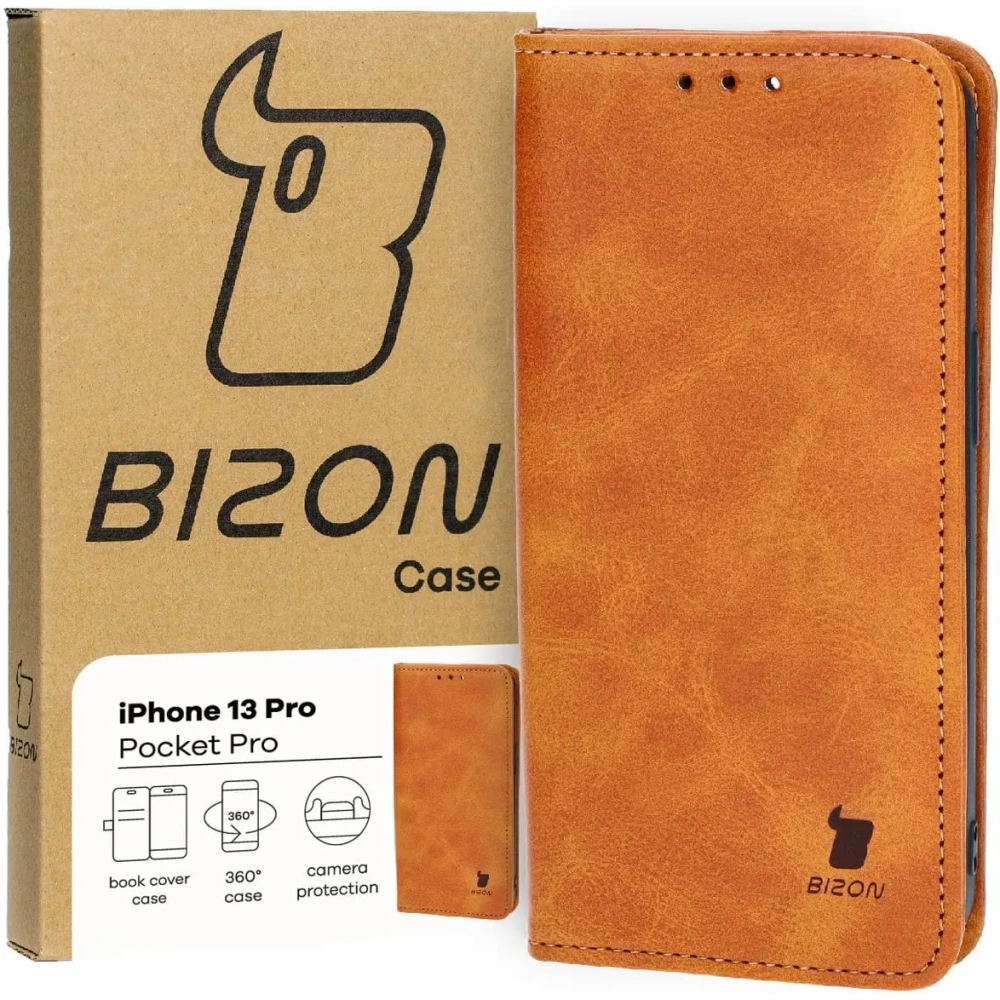 Wholesale Bizon Case Pocket Pro Apple iPhone 13 Pro brown - BIZ3654 - {ean13} - Hurt