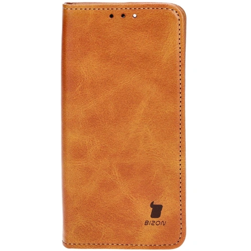 Etui z klapką Bizon Case Pocket Pro do Apple iPhone 13 Pro brązowe