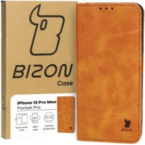 Hurtownia GSM - Etui z klapką Bizon Case Pocket Pro do Apple iPhone 13 Pro Max hnědé - BIZ3657 - {ean13} - Hurt
