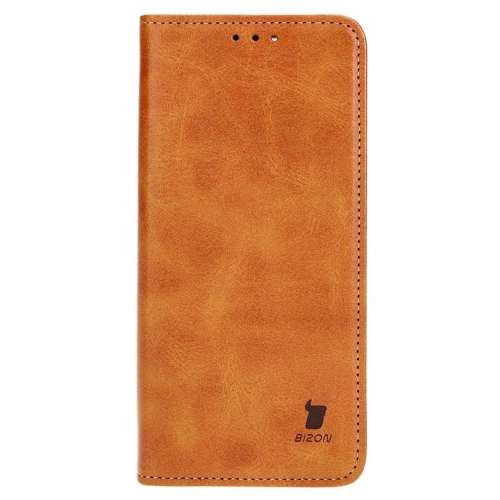 Etui z klapką Bizon Case Pocket Pro do Apple iPhone 13 Pro Max brązowe