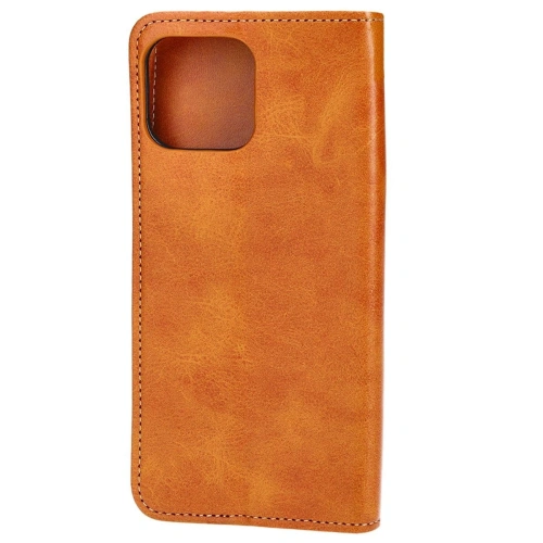 Etui z klapką Bizon Case Pocket Pro do Apple iPhone 13 Pro Max brązowe