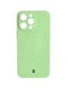 Hurtownia GSM - Etui silikonové s magnetickým kroužkem Bizon Case Silicone Magnetic pro Apple iPhone 14 Pro Max světle zelené - BIZ3661 - {ean13} - Hurt
