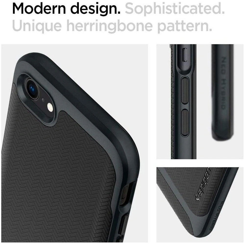 Hurtownia GSM - Etui Spigen Neo Hybrid Apple iPhone SE 2022/SE 2020/8/7 2020 Metal Slate - SPN1055MTL - {ean13} - Hurt