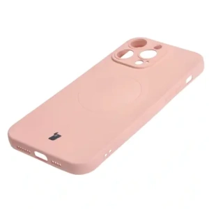 Wholesale Bizon Case Silicone Magnetic Apple iPhone 14 Pro Max light pink - BIZ3662 - {ean13} - Hurt