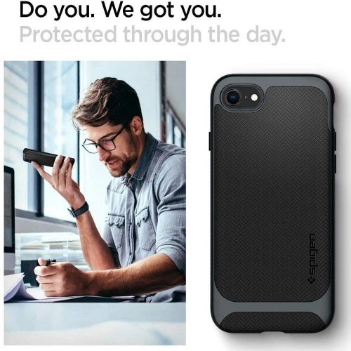 Etui Spigen Neo Hybrid Apple iPhone SE 2022/SE 2020/8/7 2020 Metal Slate