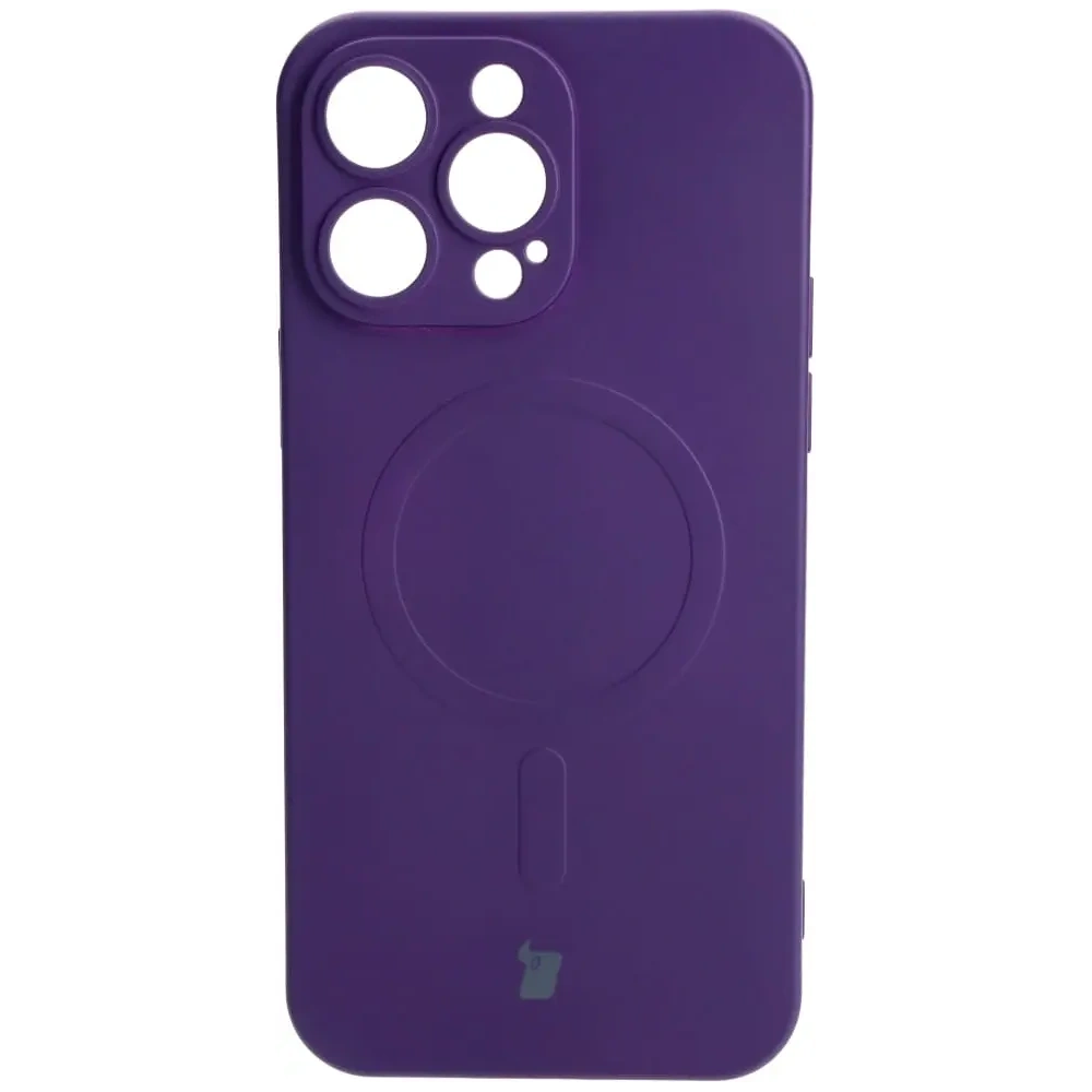 Hurtownia GSM - Bizon Case Silikon Magnetic Apple iPhone 14 Pro Max Pflaume - BIZ3664 - {ean13} - Hurt